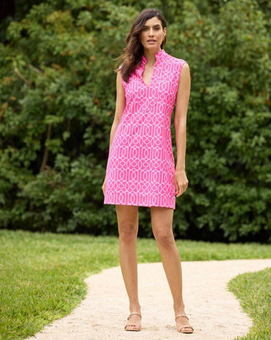 Jude Connally Kristen Dress - Garden Gate Spring Light Pink