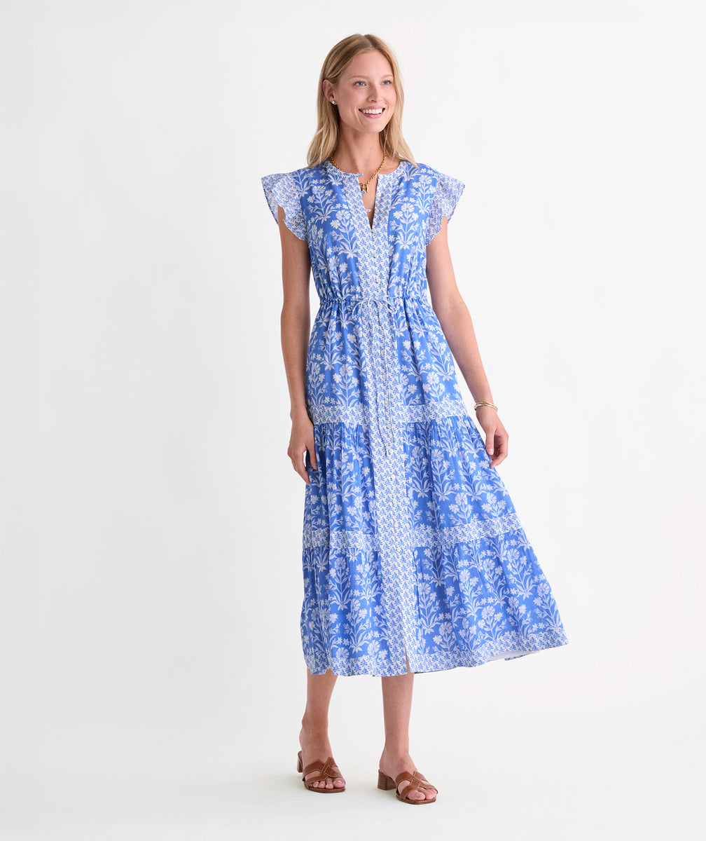 Vineyard Vines Abigail Tie-Waist Dress