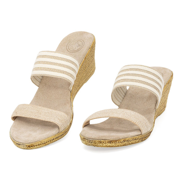 Charleston Backless Cooper Sandals - Prosecco