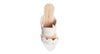 Upper view of the Jack Rogers Caroline Wedge - White