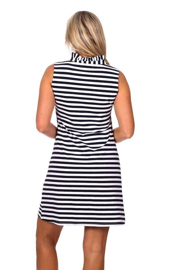 Duffield Lane Poppy Dress - Navy Stripe