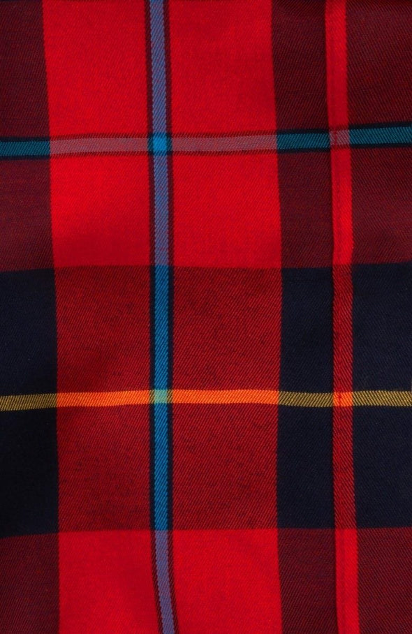 Pattern of the Gretchen Scott Ruff Neck Top - Plaidly Cooper - Red Plaid*