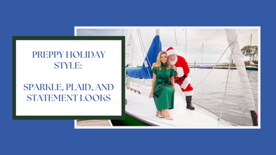 Preppy Holiday Style: Sparkle, Plaid, and Statement Looks