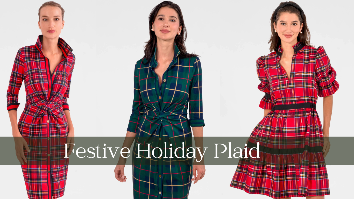The Most Stylish and Festive Gretchen Scott Plaid Dresses  THE LUCKY KNOT