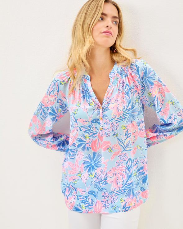 Lilly Pulitzer Elsa Top - Elephant Splash