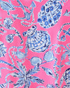 Pattern of the Lilly Pulitzer Dune Short Sleeve Dress - Rousseau Pink - Barefoot Beachcombers