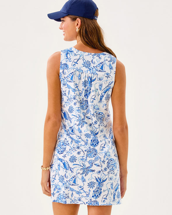 Lilly Pulitzer Dev Dress - Resort White - Barefoot Beachcombers