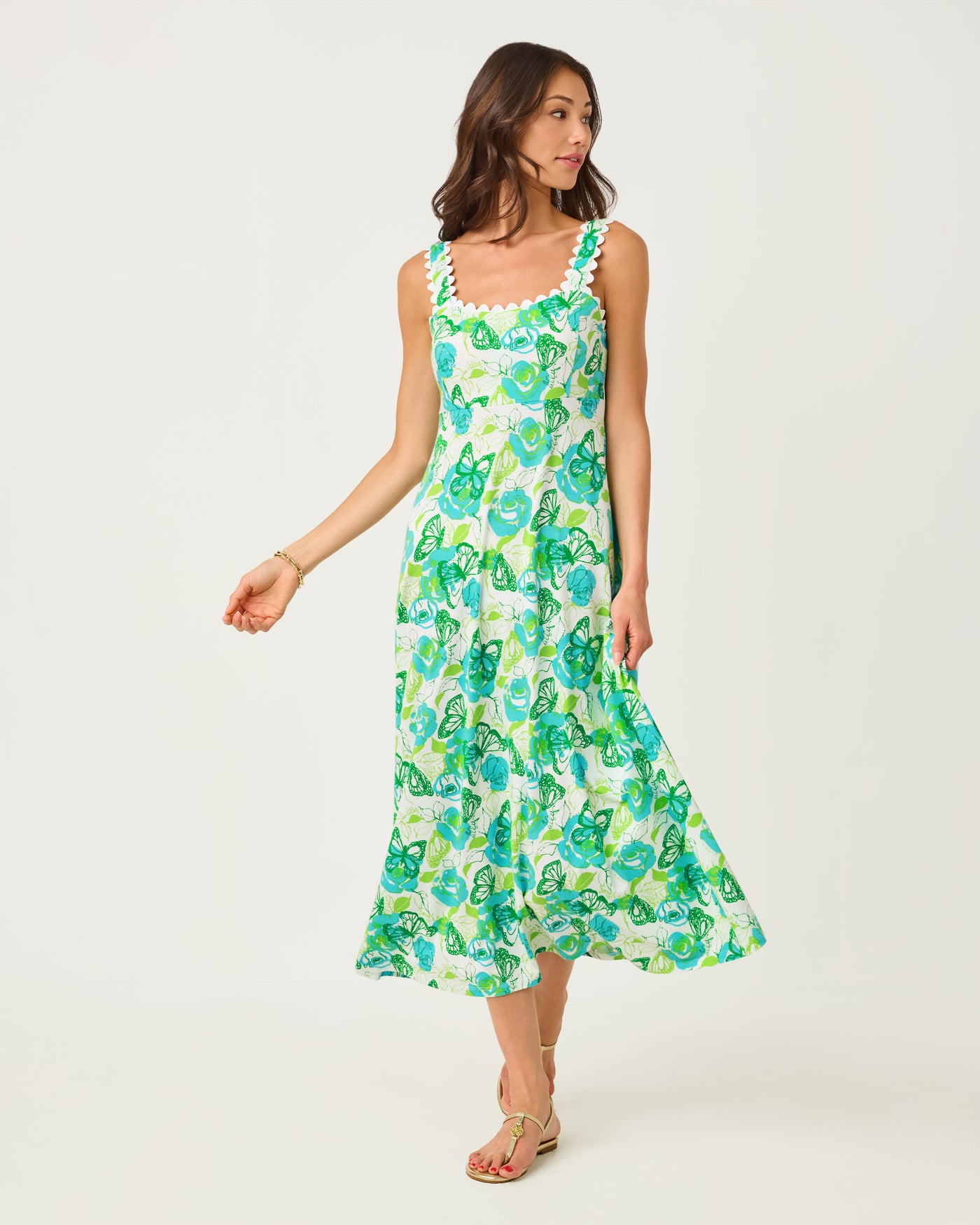 monarch midi dress Women's Kendall Sleeveless Midi Dress