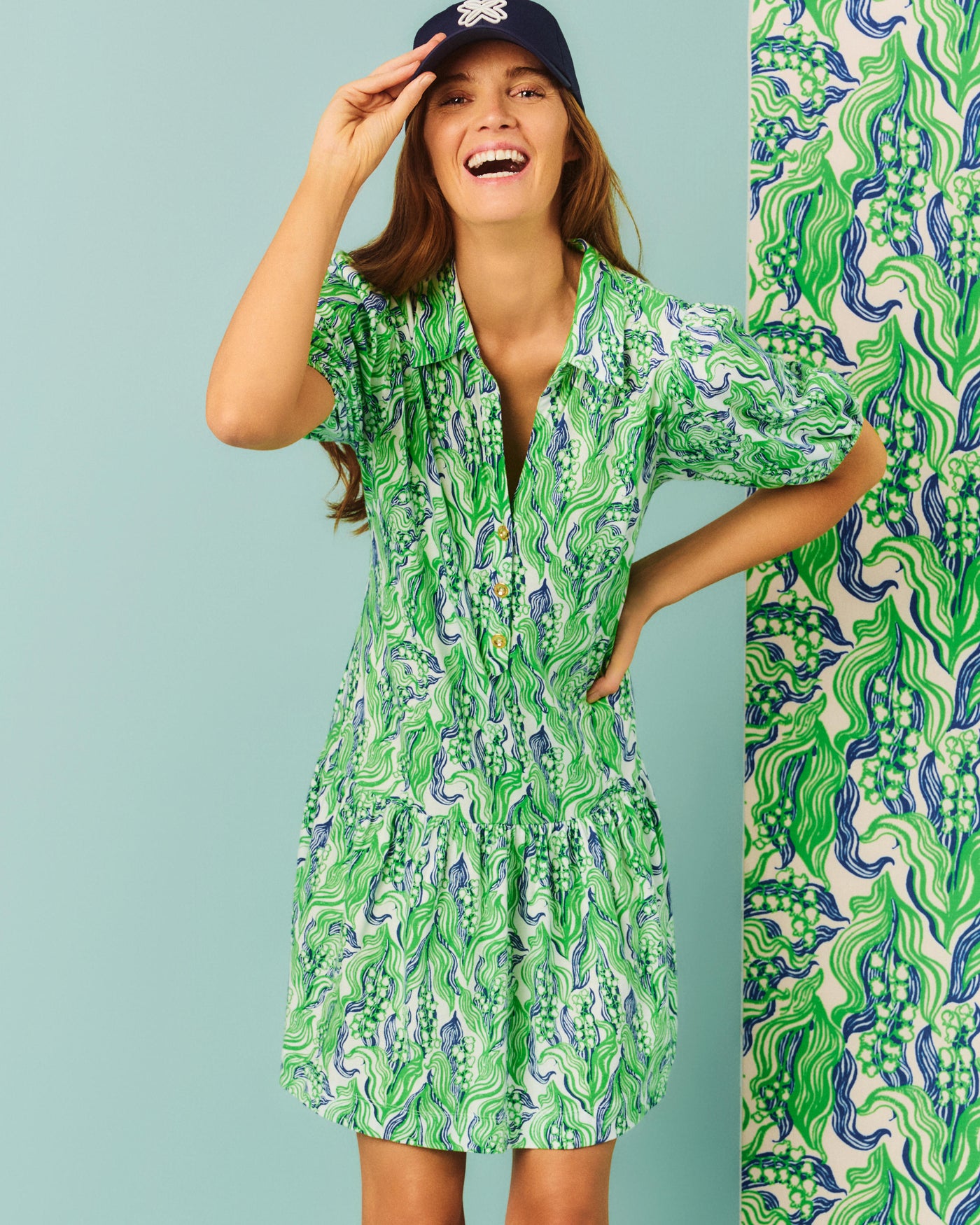 Lilly Pulitzer Bingley Dress - Putting Green Lilly Of The Valley THE LUCKY KNOT Lilly Pulitzer Bingley Dress - Putting Green Lilly Of The Valley THE LUCKY KNOT