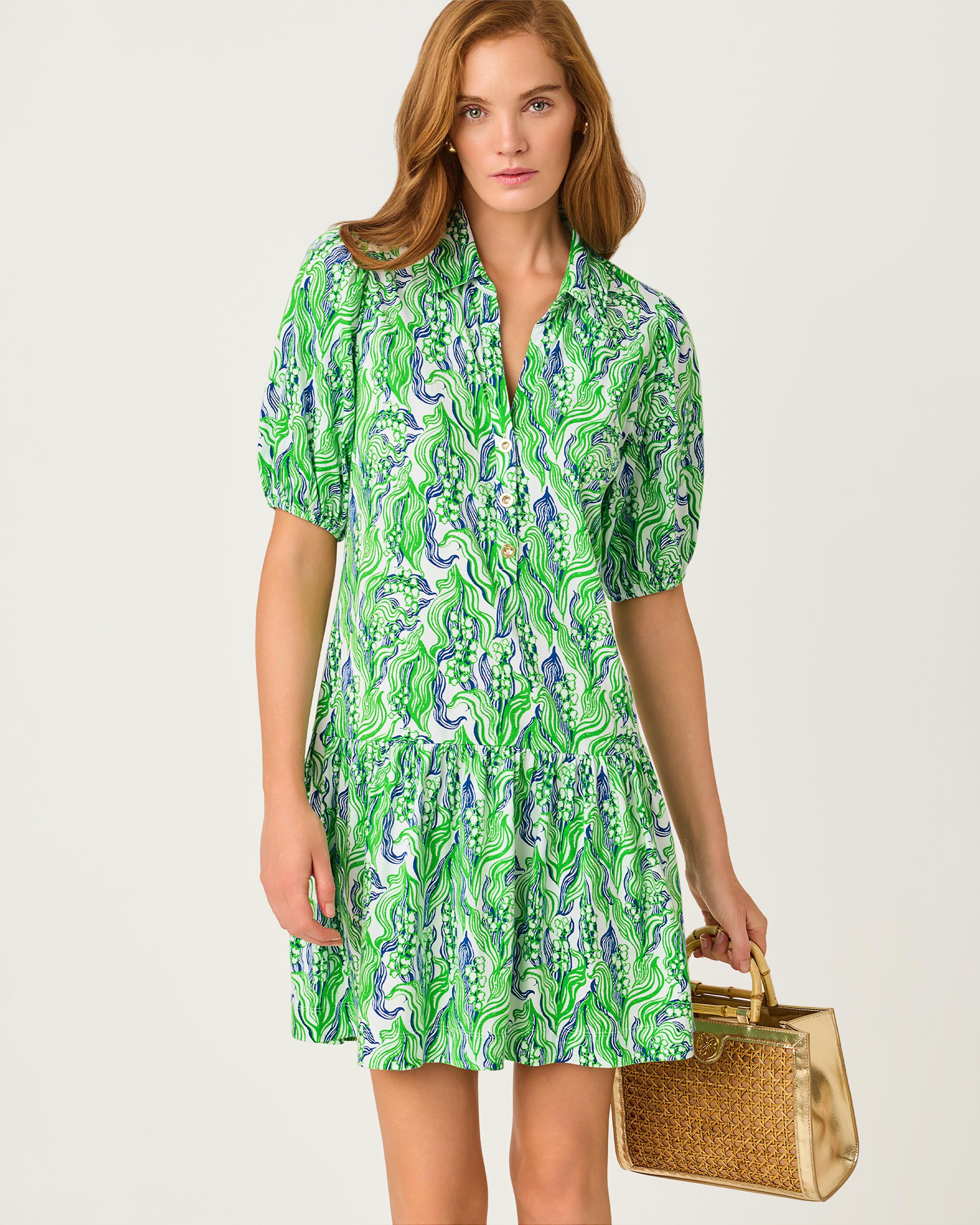 Lilly Pulitzer Bingley Dress - Putting Green Lilly Of The Valley Lilly Pulitzer Bingley Dress - Putting Green Lilly Of The Valley