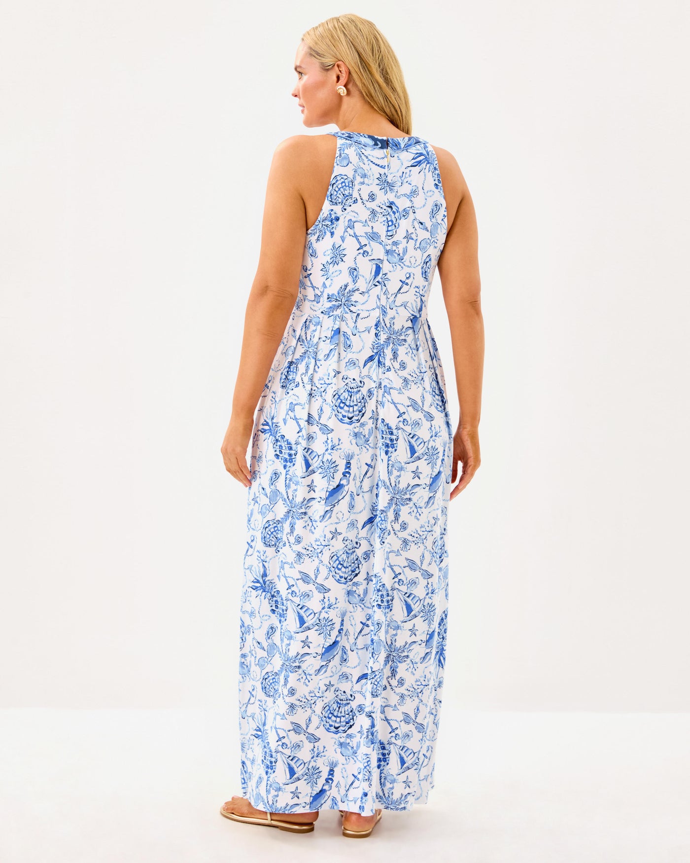 lilly pulitzer white maxi dress Lilly Pulitzer Carmilla Maxi Dress Women's Dress Resort White Barefoot : 10