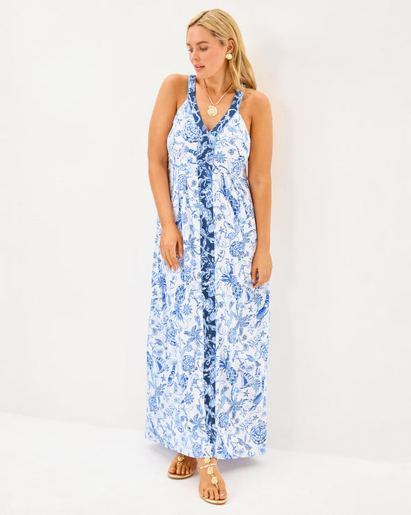 Lilly Pulitzer Carmilla Maxi Dress - Resort White - Barefoot Beachcomber