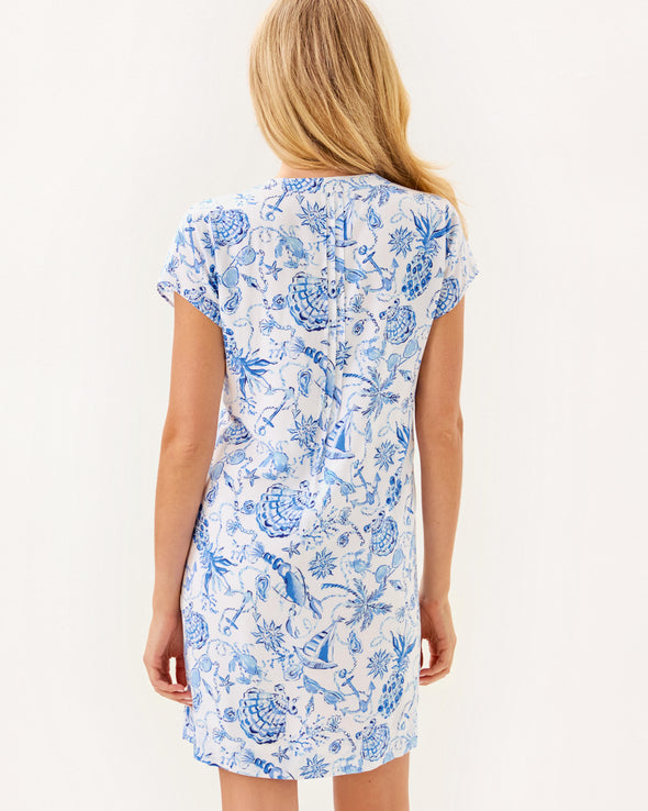 Lilly Pulitzer Ansella Tunic Dress - Resort White - Barefoot Beachcomber