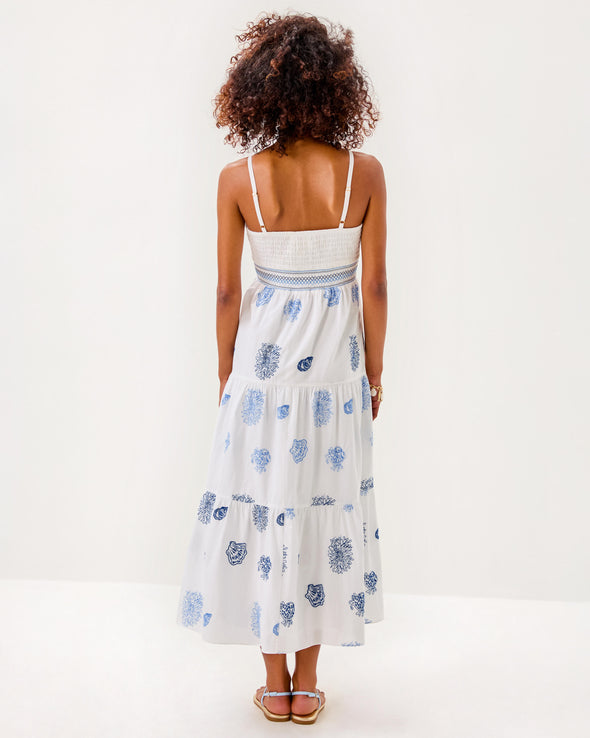 Lilly Pulitzer Zanna Dress - Resort White Castaway Embroidery