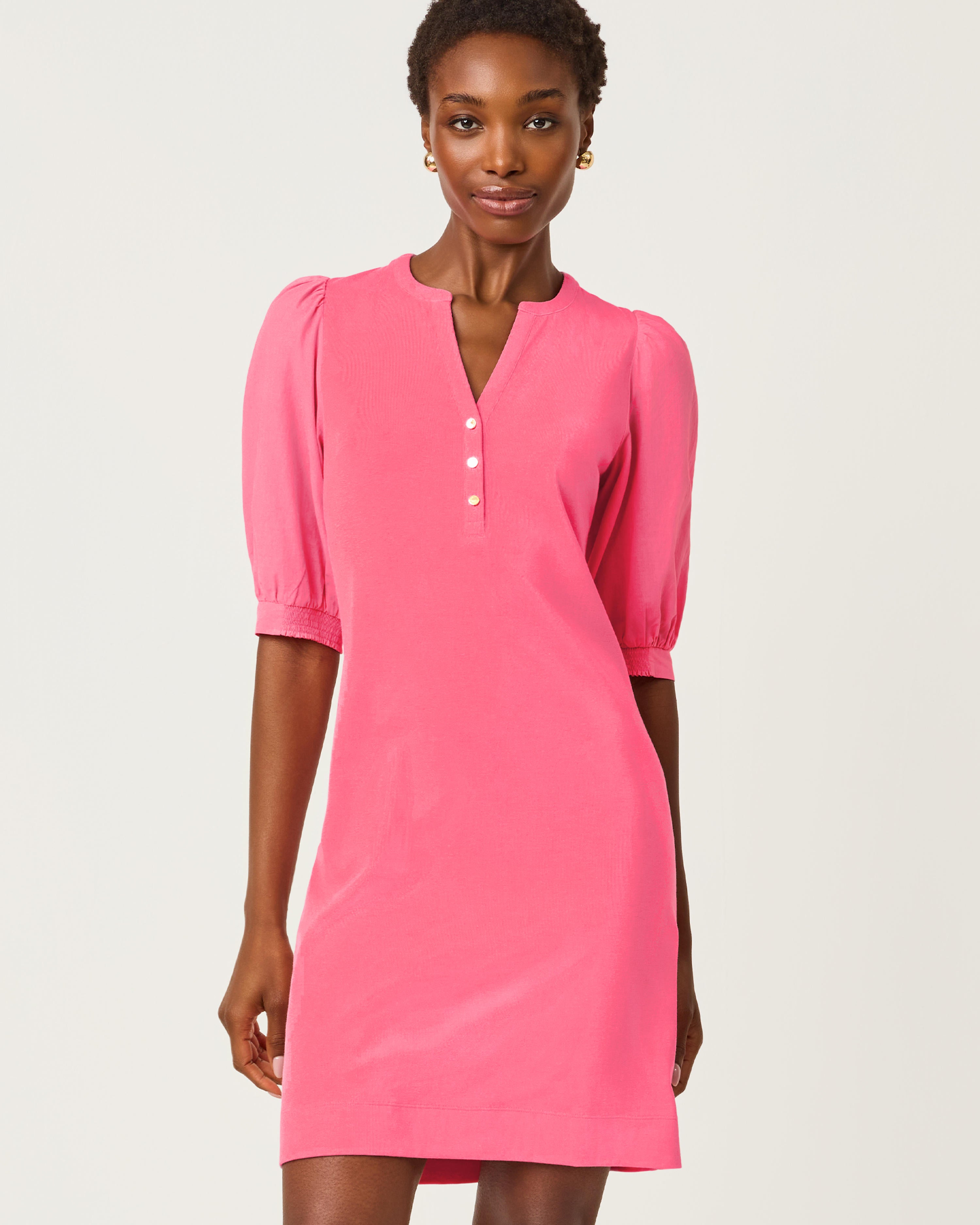 Lilly Pulitzer Ronson Popover Dress - Confetti Pink Lilly Pulitzer Ronson Popover Dress - Confetti Pink