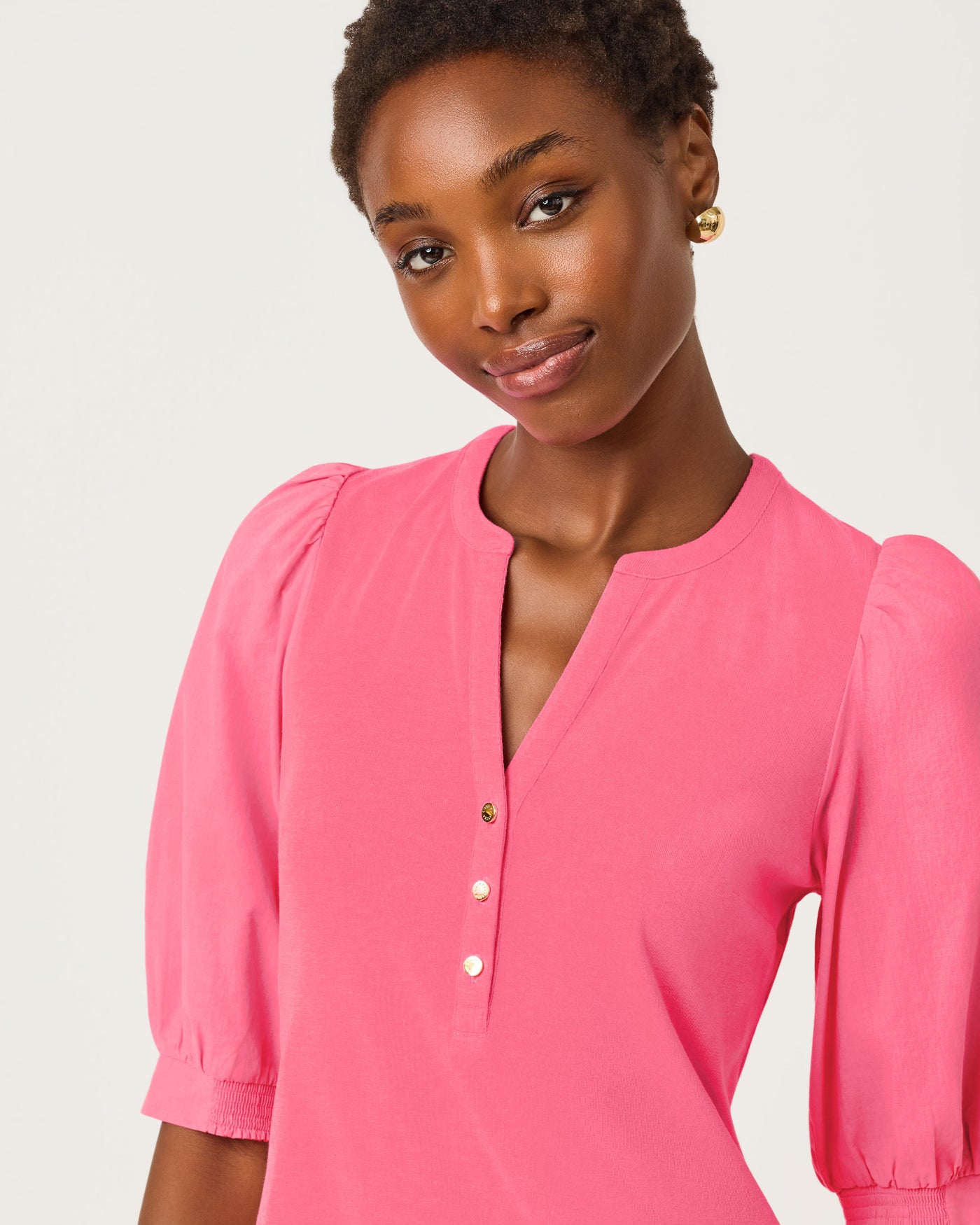 Women's Ronson Popover Dress in Confetti Pink