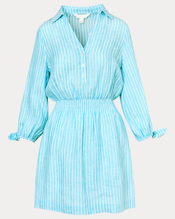 Abralynn Linen Shirtdress