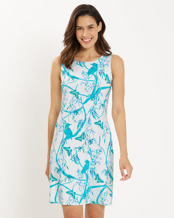 Jude Connally Beth Dress - Birds And Butterflies White