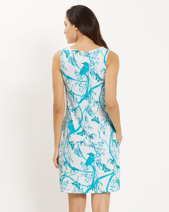 Jude Connally Beth Dress - Birds And Butterflies White