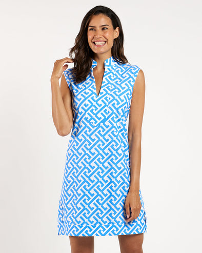 Jude Connally Kristen Dress - Grand JC Key Cornflower