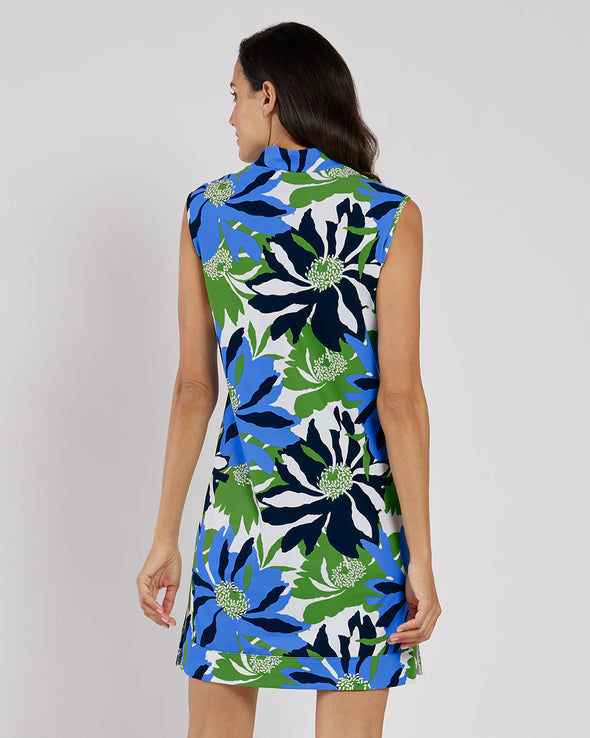 Jude Connally Kristen Dress - Wild Blossom Blue