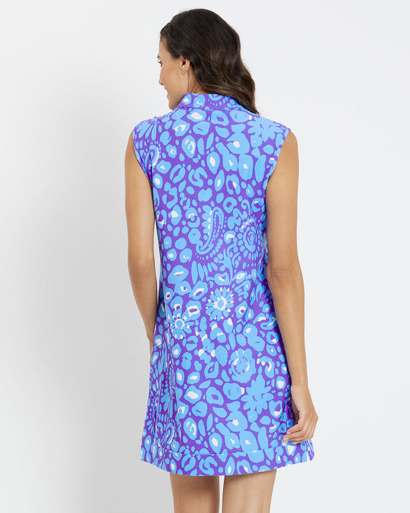 Jude Connally Kristen Dress - Whimsical Cheetah Iris