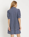 Back view of the Jude Connally Emerson Dress - Dancing Links Navy