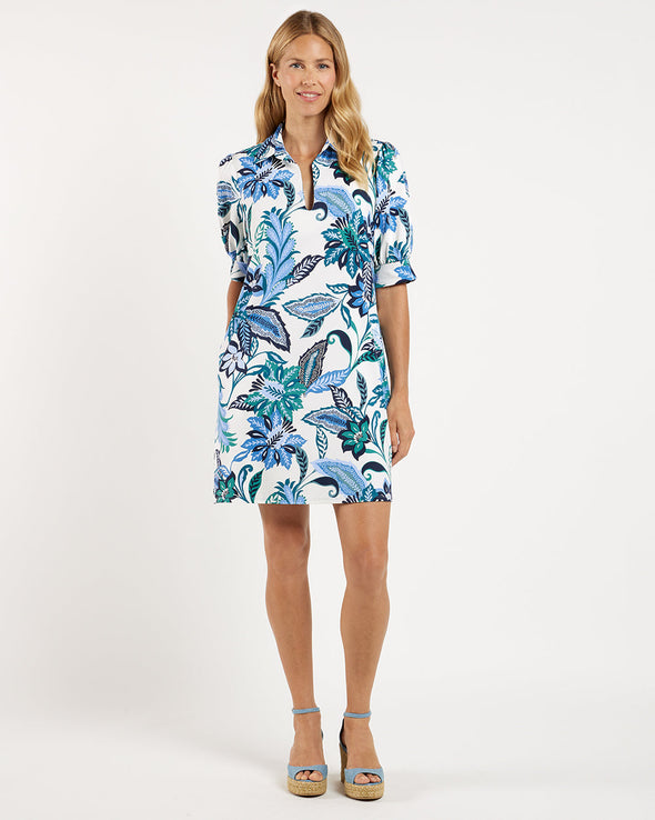 Jude Connally Emerson Dress - Falling Floral Cream