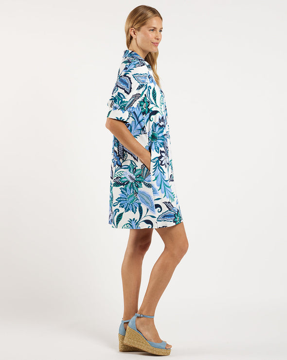 Jude Connally Emerson Dress - Falling Floral Cream