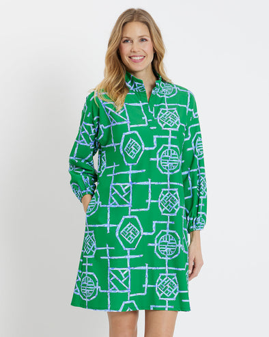 Jude Connally Florence Jude Cloth Dress - Bamboo Lattice