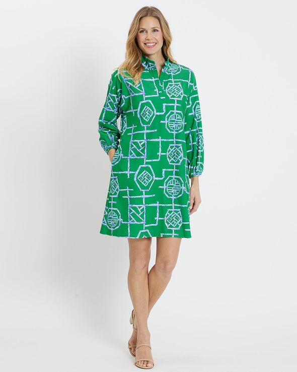 Jude Connally Florence Jude Cloth Dress - Bamboo Lattice