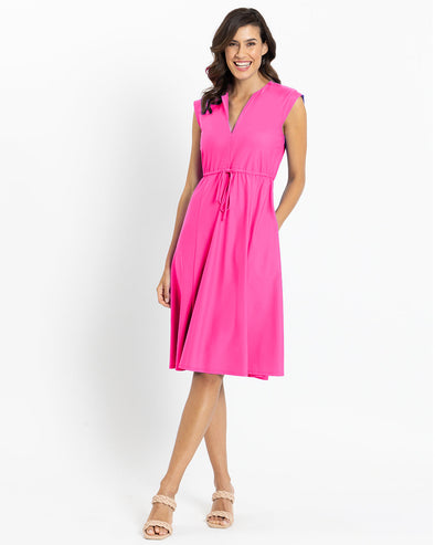 Jude Connally Tess Midi Dress - Spring Pink