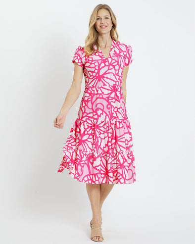 Jude Connally Libby Dress - Grand Wings - Light Pink