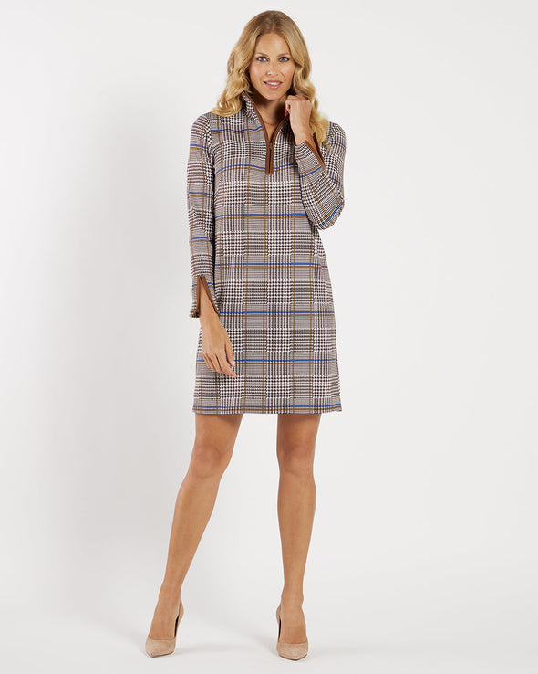 Jude Connally Anna Jude Cloth - Glen Plaid Chocolate