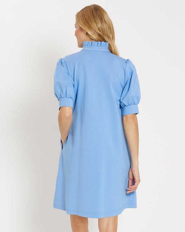 Back view of the Jude Connally Stasha Ponte - Bluebell