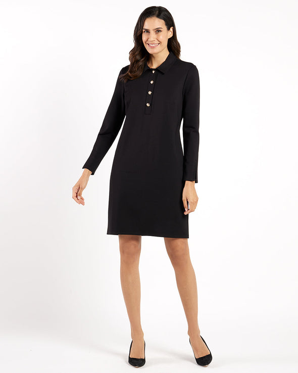 Jude Connally Midge Dress - Black/Gold