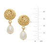 Size of the Susan Shaw Pearl Rope Clip On Earrings