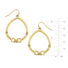 Measure of the Susan Shaw Oval Horse Bit Earrings