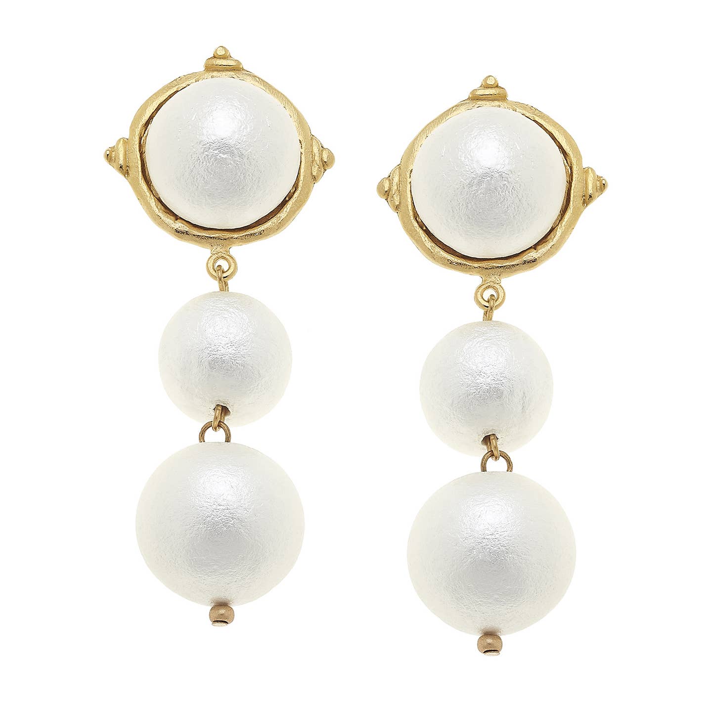 【STONEHENgE】Love Knot〜14K Pearl Drop Earrings SA24C47K Macy's Love Knot Pearl (5 mm) Stud Earrings Set in 14k