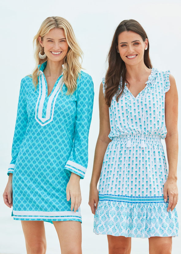 Cabana Life Amalfi Smocked Waist Dress