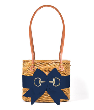 Lisi Lerch Medium Charlotte Bag - Navy With Snaffle