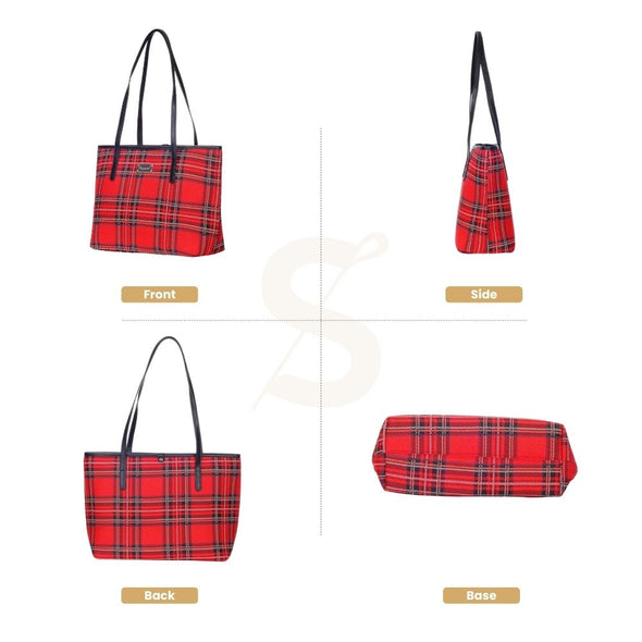Royal Stewart Tartan Tote