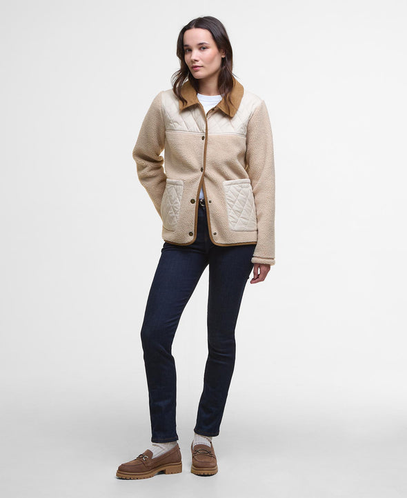 Barbour Laurel Fleece Jacket - Natural