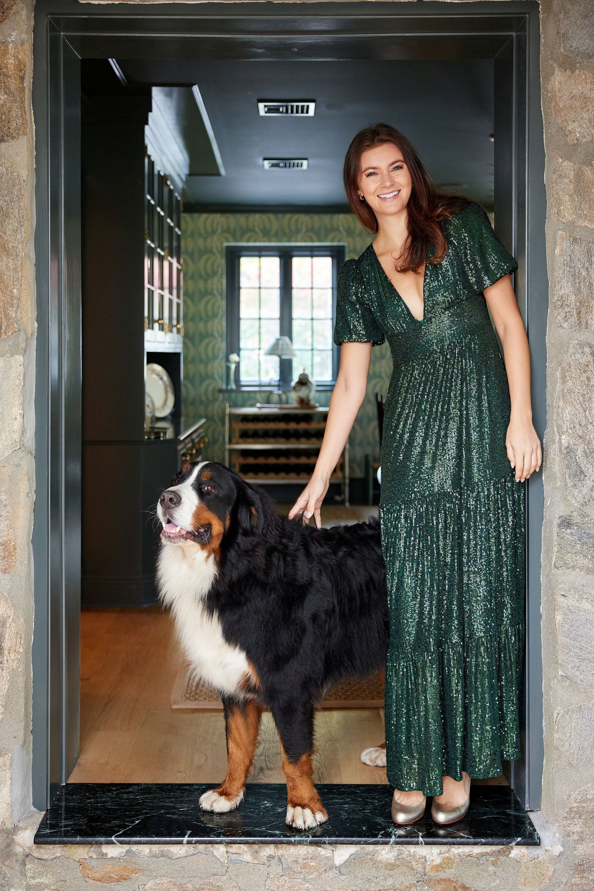 Sail To Sable Ava Sequin Maxi Dress - Emerald Medium Sail To Sable Ava Sequin Maxi Dress - Emerald Medium