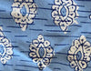Pattern of the Patty Kim Megan Dress - Blue Foulards