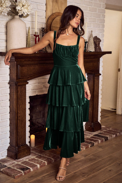 The Belmont Velvet Maxi Dress