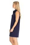 Side view of the Duffield Lane Opal Dress - Navy