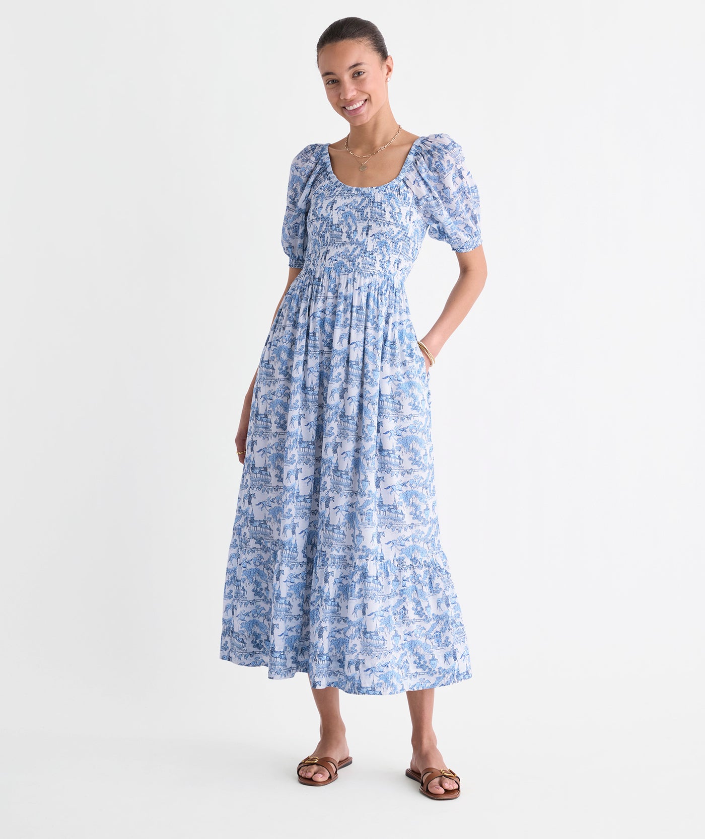 Vineyard Vines Women's Ellen Maxi Dress - Blue - Size S Vineyard Vines Women's Ellen Maxi Dress - Blue - Size S