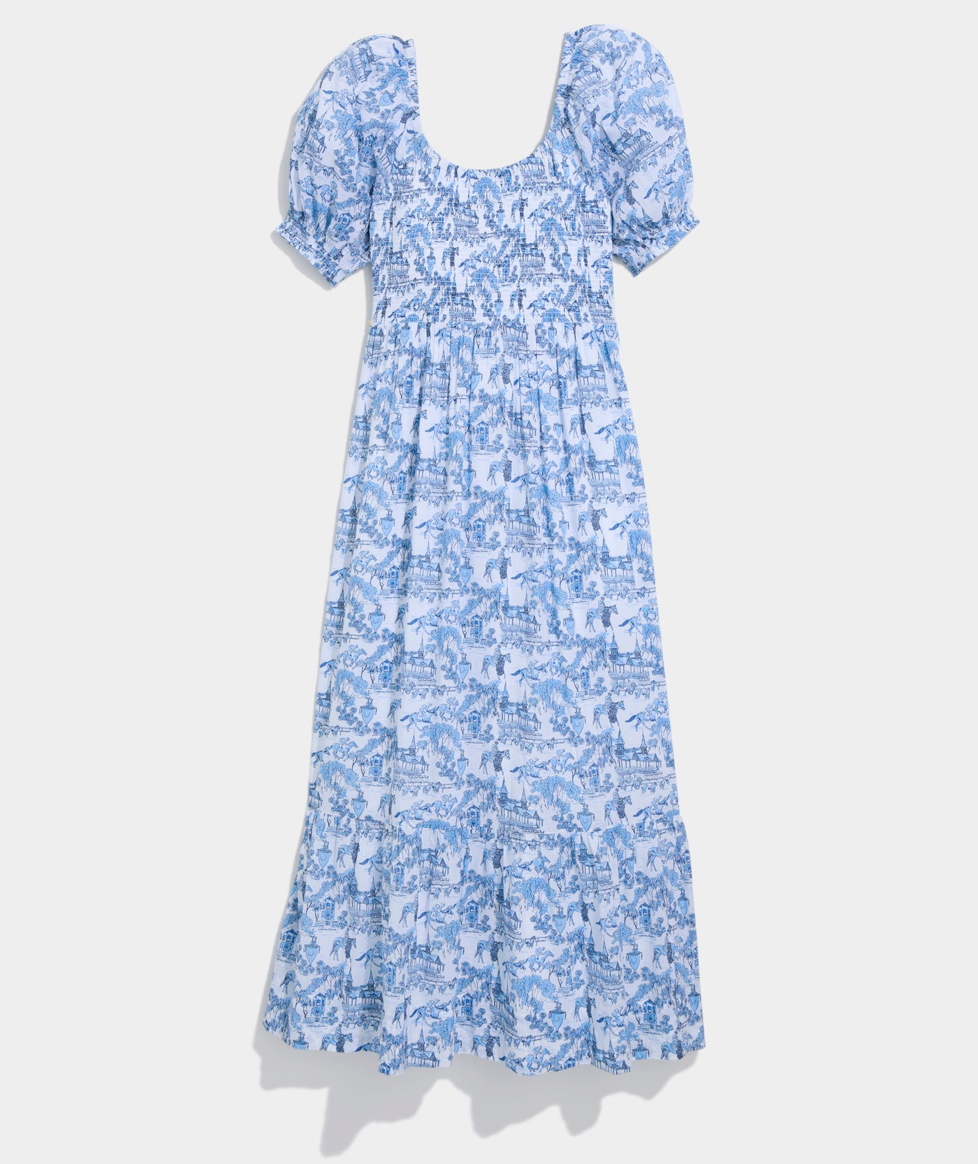 blue winery dress Blue Embroidered Tie-Strap Tiered Midi Dress | Womens | X-Small (Available in M, L) | 100% Polyester | Lulus