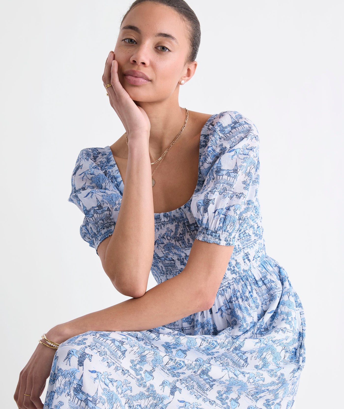 Vineyard Vines Women's Ellen Maxi Dress - Blue - Size S - Serenity Vineyard Vines Women's Ellen Maxi Dress - Blue - Size S - Serenity
